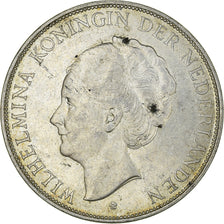 Coin, Netherlands, Wilhelmina I, 2-1/2 Gulden, 1938, MS(63), Silver, KM:165