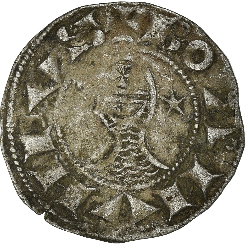 Coin, Turkey, Crusader States, Bohemund III, Denier, 1163-1201, Antioch