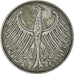 Moneda, ALEMANIA - REPÚBLICA FEDERAL, 5 Mark, 1951, Munich, MBC, Plata