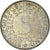 Münze, Bundesrepublik Deutschland, 5 Mark, 1970, Karlsruhe, SS+, Silber