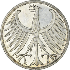 Monnaie, République fédérale allemande, 5 Mark, 1970, Karlsruhe, SUP, Argent