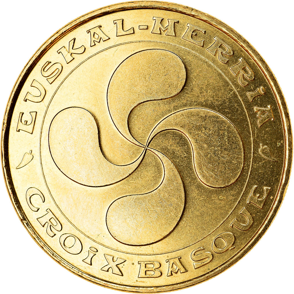 France, Jeton, Saint-Jean-de-Luz - Croix Basque, 2018, MDP, SPL, Cupro-nickel