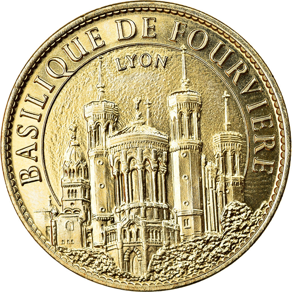 France, Token, Lyon - Basilique de Fourvière - Notre-Dame de Fourvière, Arthus