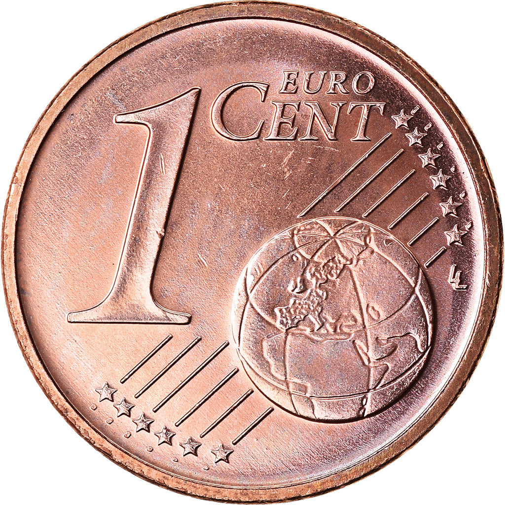 GERMANY - FEDERAL REPUBLIC, Euro Cent, 2002, MS(63), Copper Plated Steel, KM:207