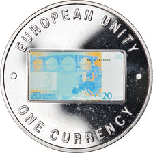 Coin, Zambia, 1000 Kwacha, 1999, British Royal Mint, MS(63), Silver plated