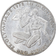 Munten, Federale Duitse Republiek, 10 Mark, 1972, Hambourg, ZF, Zilver, KM:132