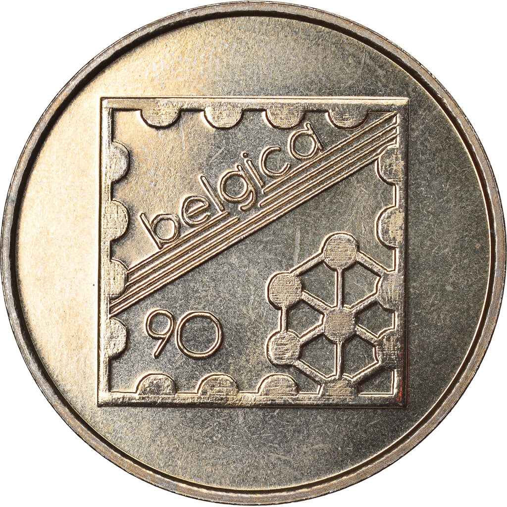 Belgium, Token, 175ème anniversaire de la bataille de Waterloo, 1990