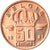 Moneta, Belgia, Baudouin I, 50 Centimes, 1991, MS(65-70), Bronze, KM:149.1