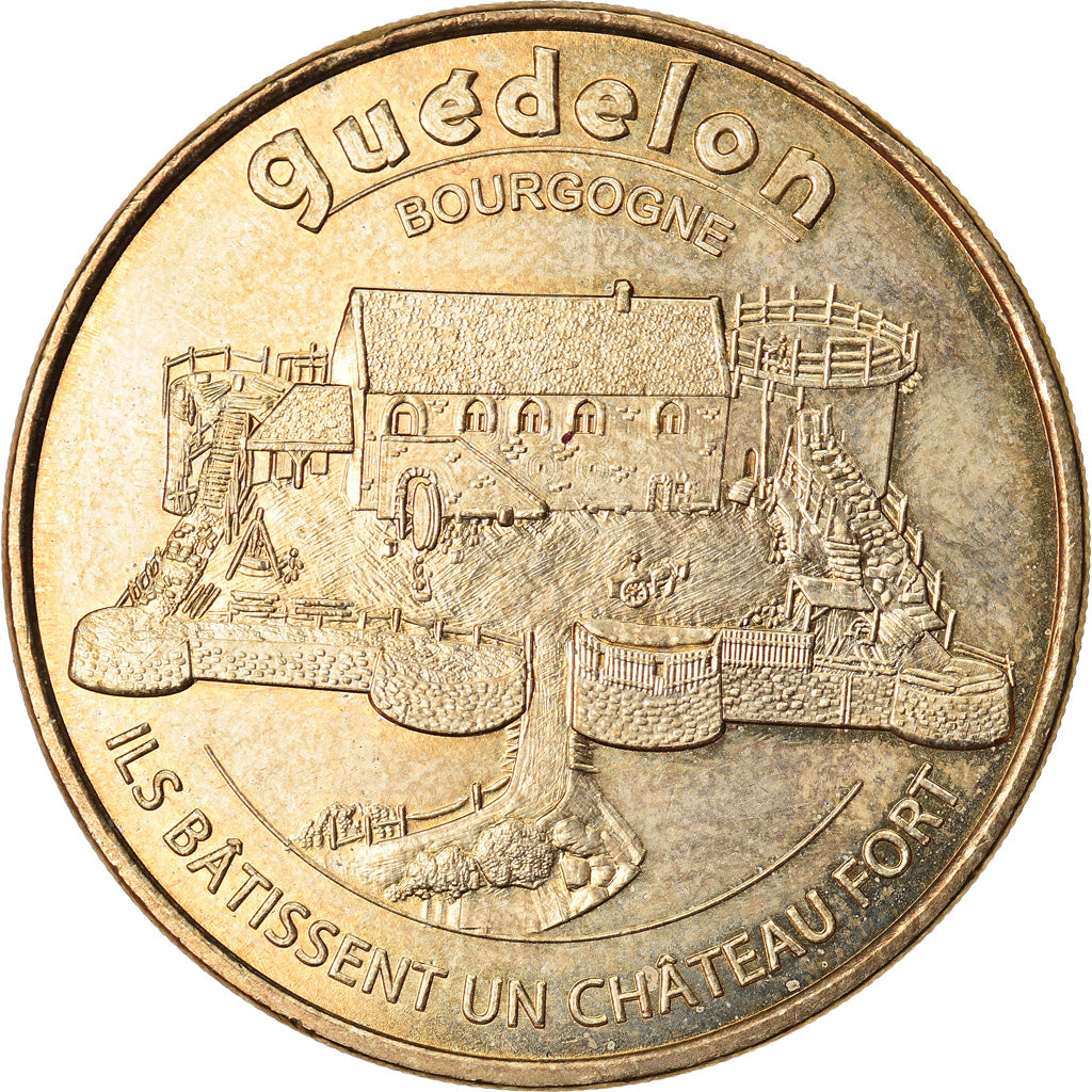 France, Jeton, Jeton Touristique, Treigny - Guédelon - Chantier médiéval