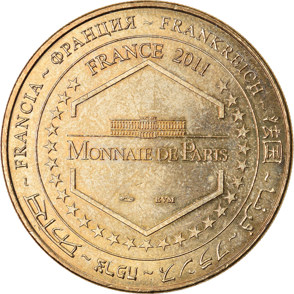 France, Jeton, Jeton Touristique, Treigny - Guédelon - Chantier médiéval