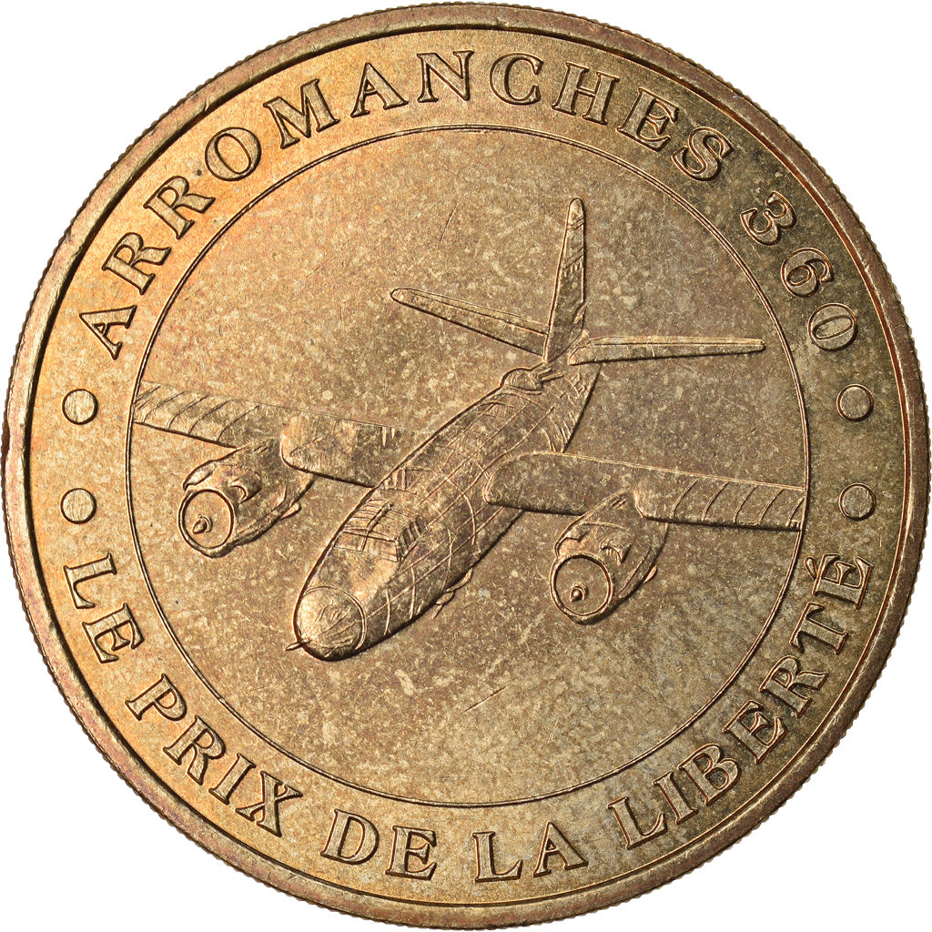 Francja, Token, Żeton turystyczny, Arromanches - 360 n°1, 2004, MDP