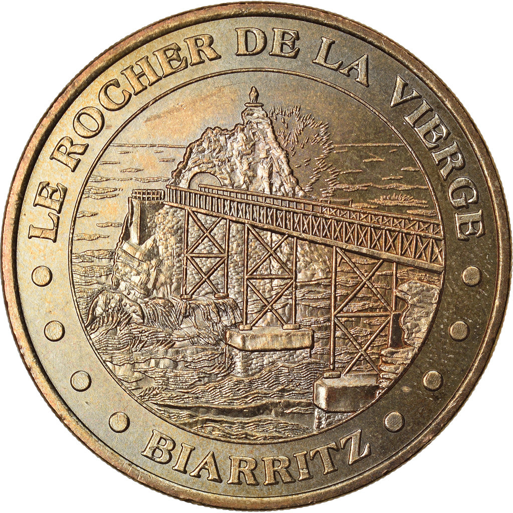 Francia, Token, Touristic token, Biarritz - le Rocher de la Vierge, 2003, MDP
