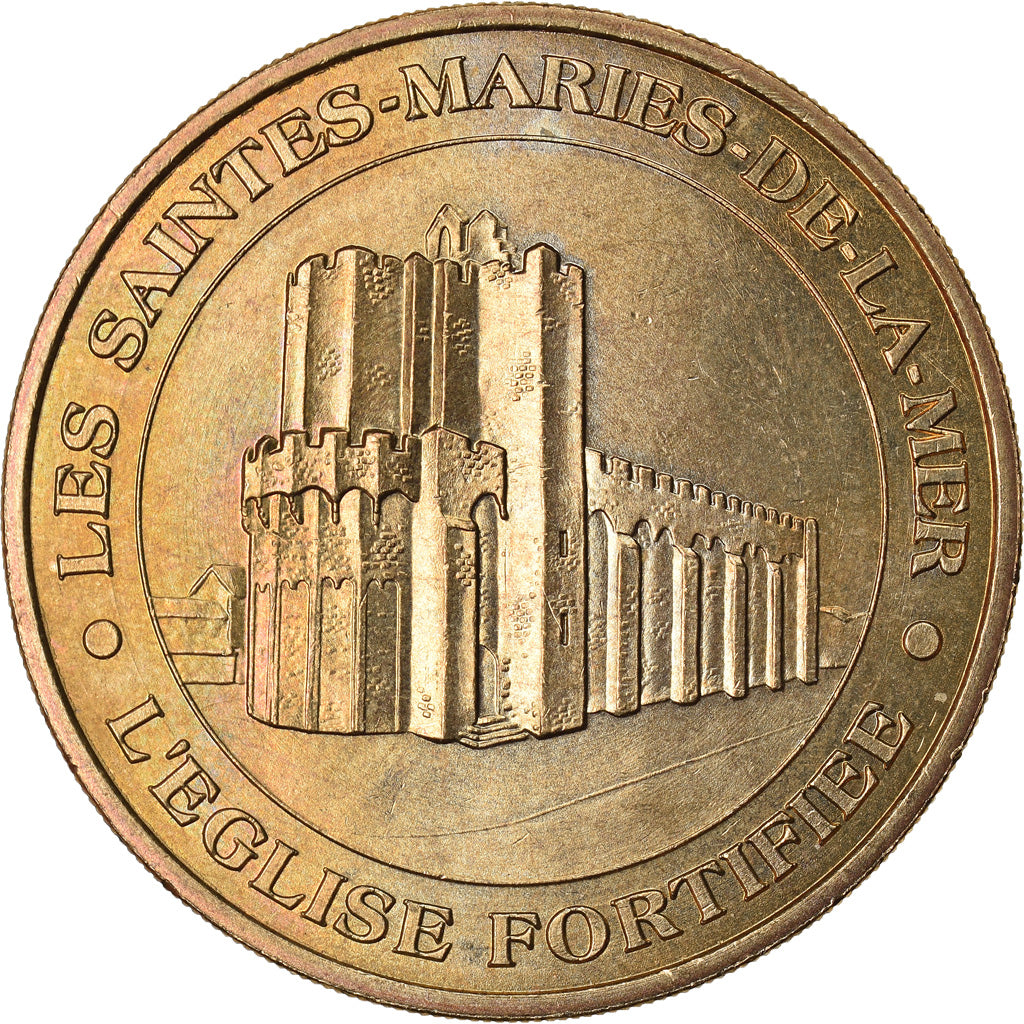 Francia, Token, Touristic token, Les Saintes Maries de la mer - Eglise n°1