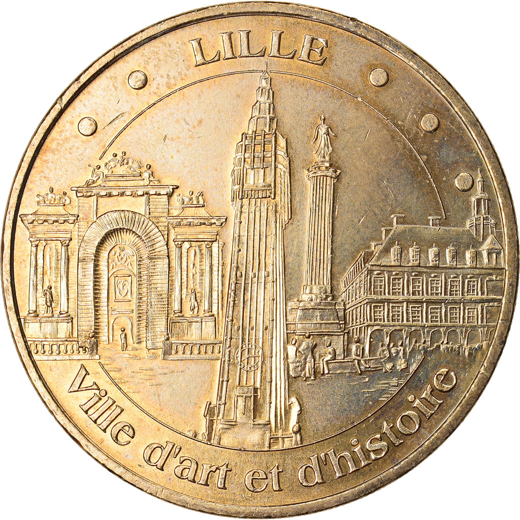 Francia, Token, Touristic token, 59/ Lille - Ville d'Art et d'Histoire, Arts &