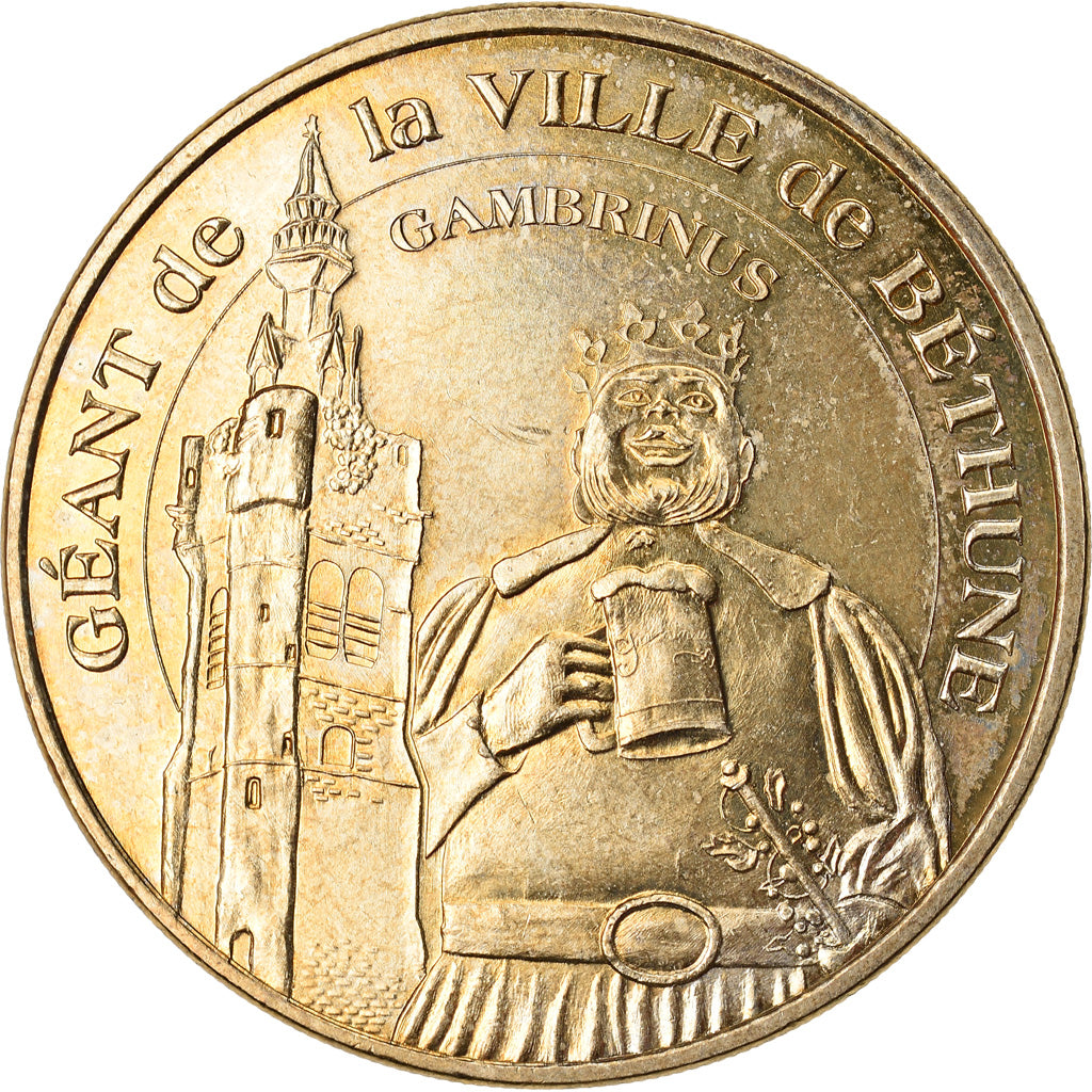 Francia, Token, Touristic token, Béthune - Gambrinus, Arts & Culture, 2008