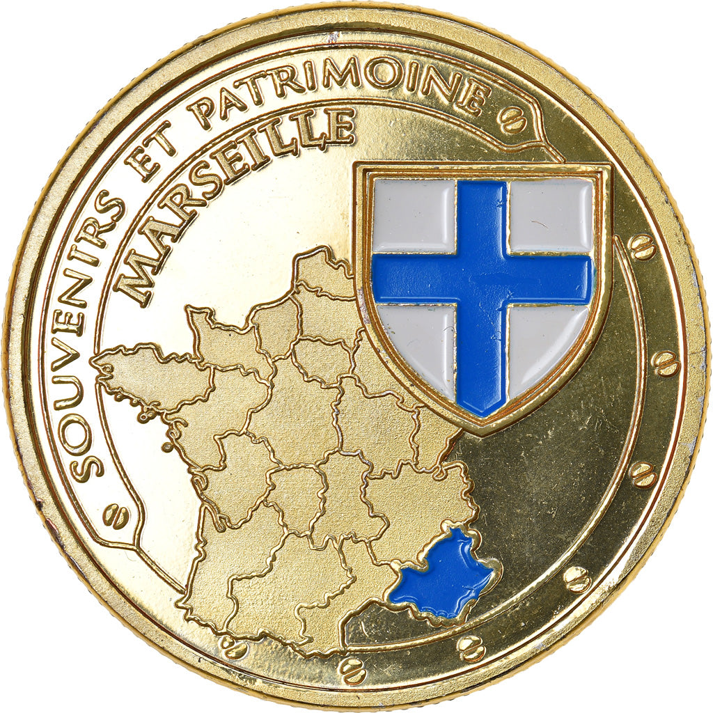 France, Token, Touristic token, 13/ Notre-Dame de la Garde, Marseille, Souvenirs