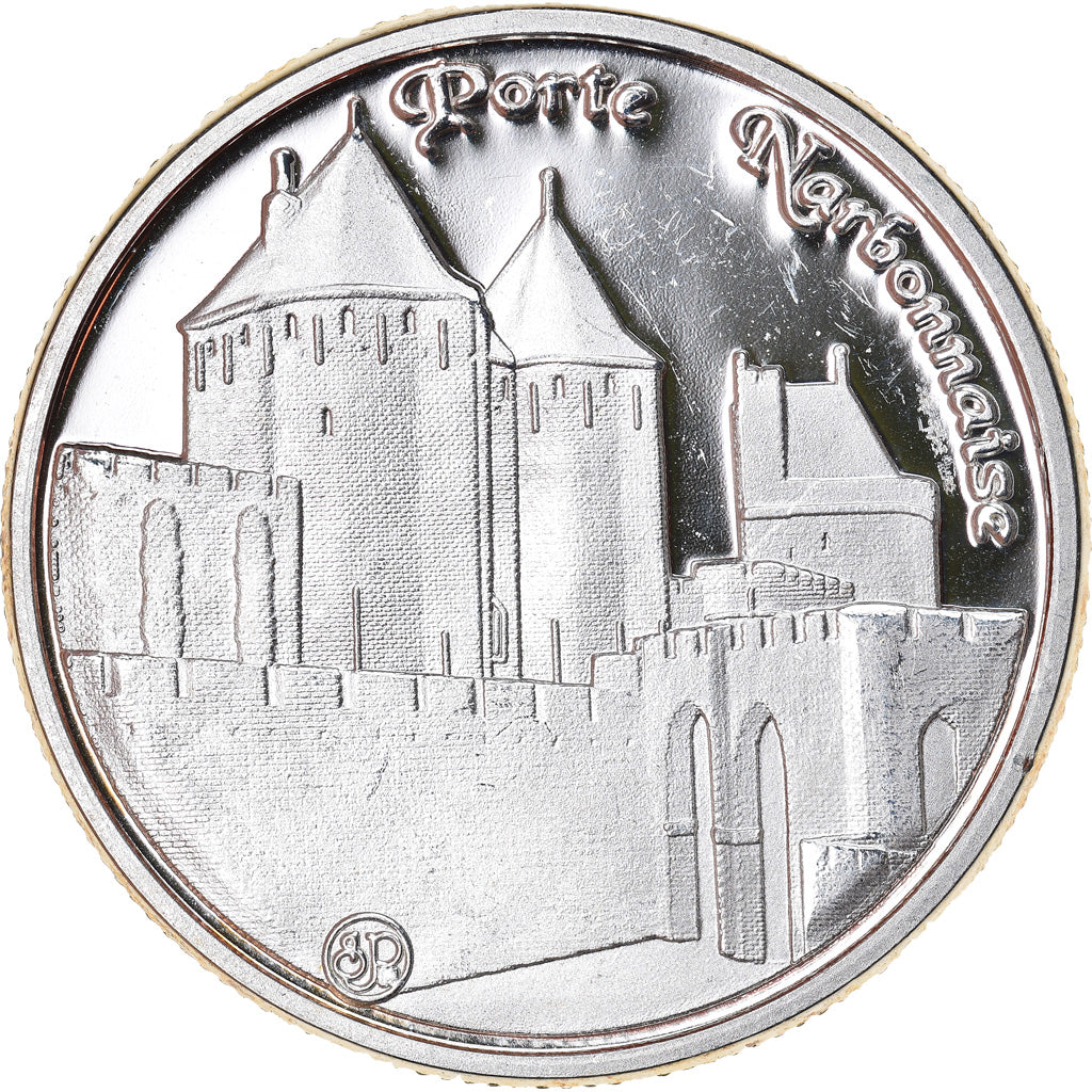 Francja, Token, Carcassonne - La Porte Narbonnaise, Miedzionikiel, Souvenirs et