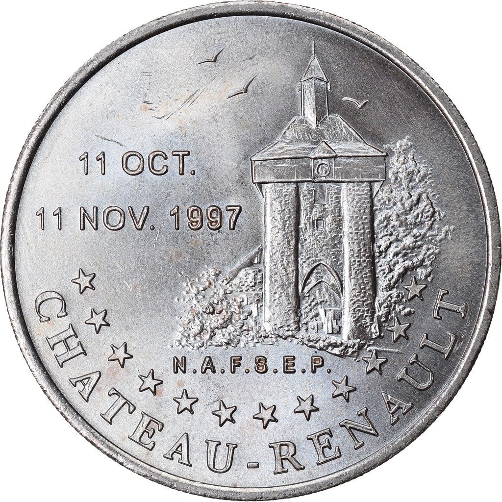 Francia, 2 Euro, Euro des Villes, 1997, Château-Renault, SPL-, N.C.