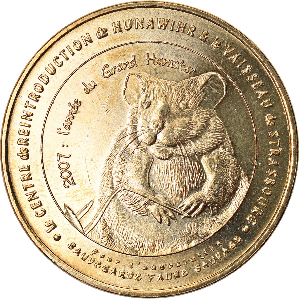 France, Jeton, Jeton Touristique, Hunawihr - Centre de reproduction n°4, Arts &