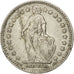 Coin, Switzerland, Franc, 1958, Bern, EF(40-45), Silver, KM:24