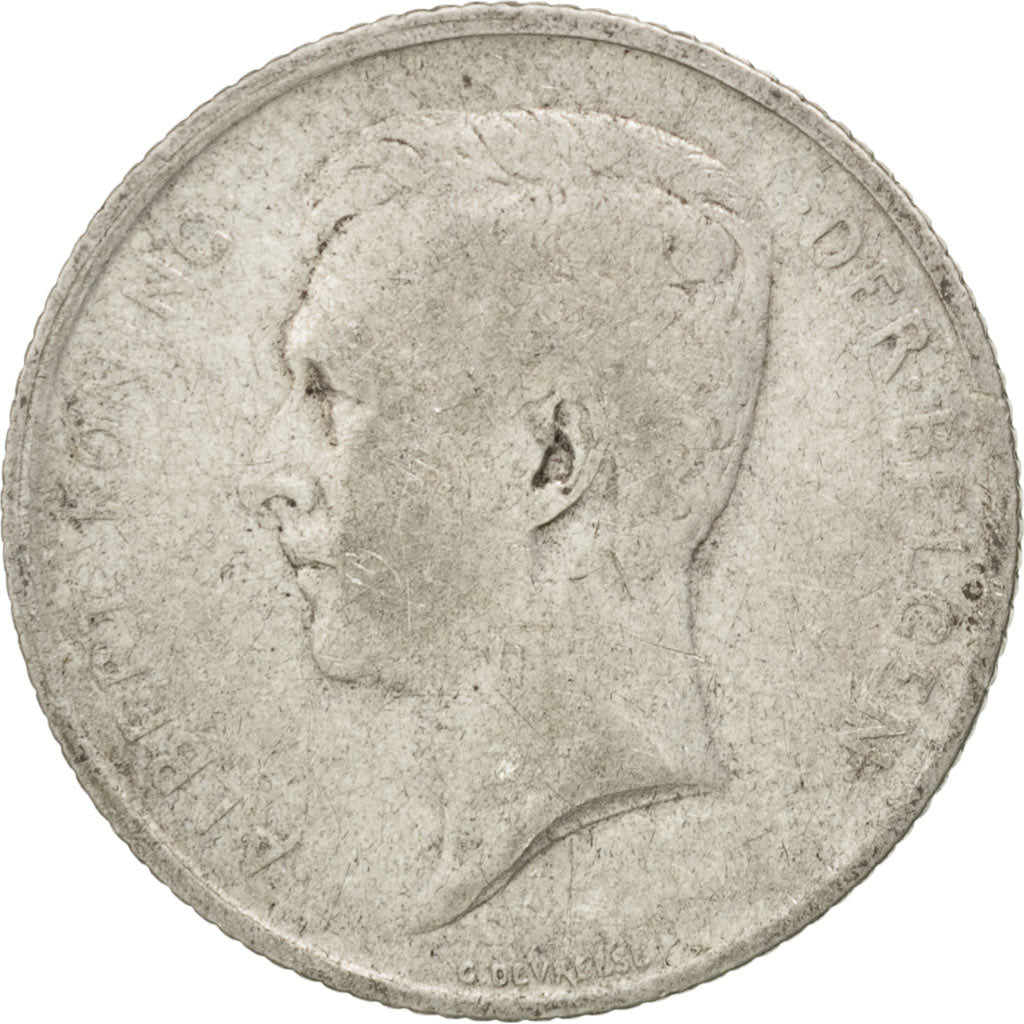 Coin, Belgium, Franc, 1911, VF(20-25), Silver, KM:73.1