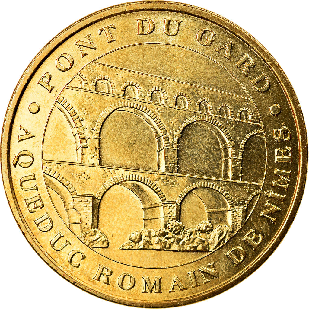 Francia, Token, Touristic token, Vers Pont du Gard - Pont du Gard n°1, Arts &