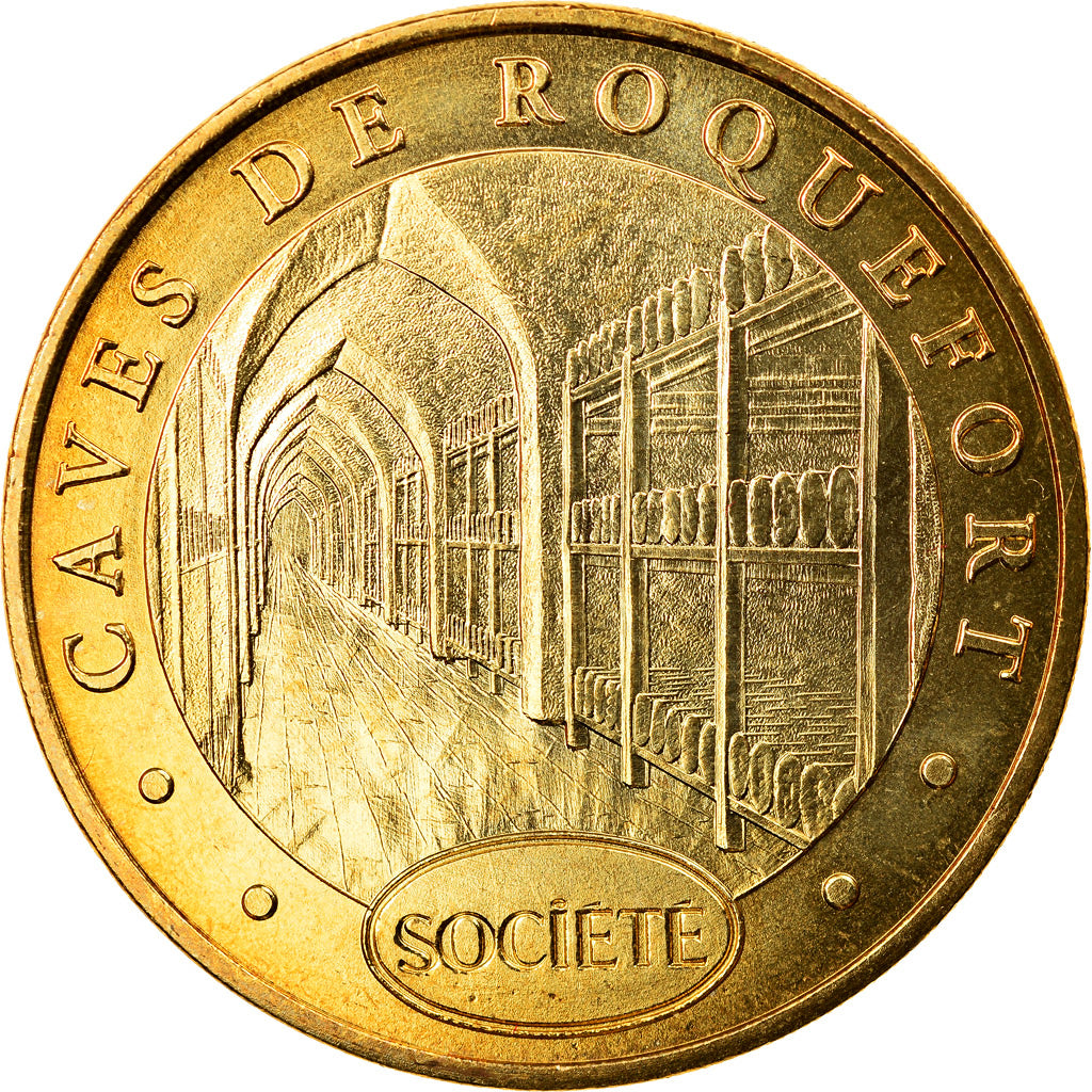 France, Token, Touristic token, Roquefort - les caves, Arts & Culture, 2008
