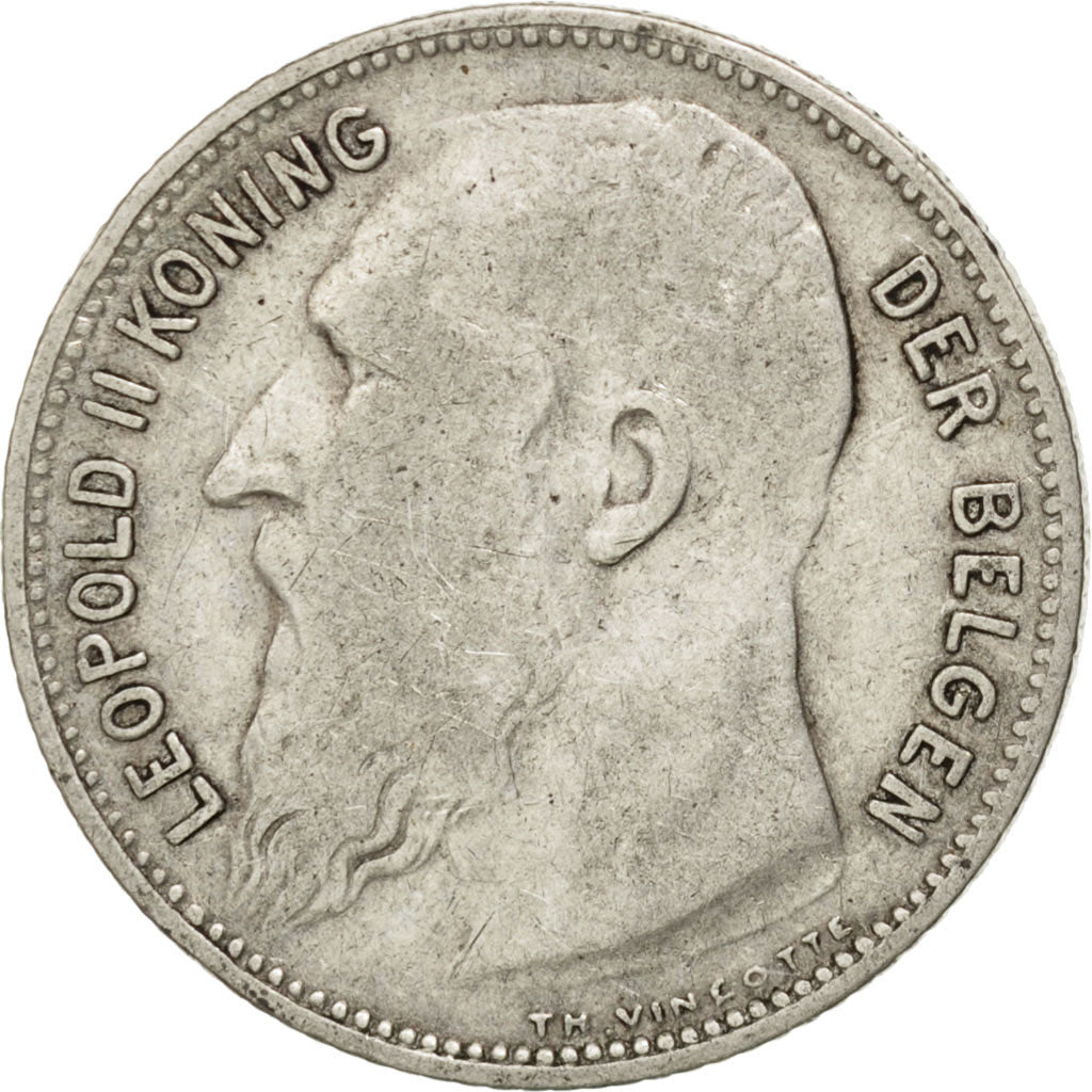 Coin, Belgium, Franc, 1904, VF(20-25), Silver, KM:57.1