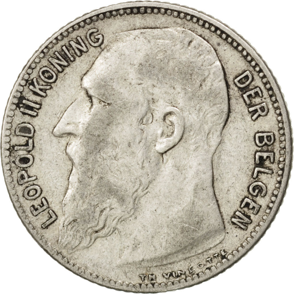 Coin, Belgium, Franc, 1909, EF(40-45), Silver, KM:57.1