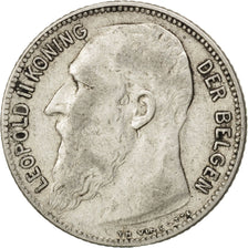 Coin, Belgium, Franc, 1909, EF(40-45), Silver, KM:57.1
