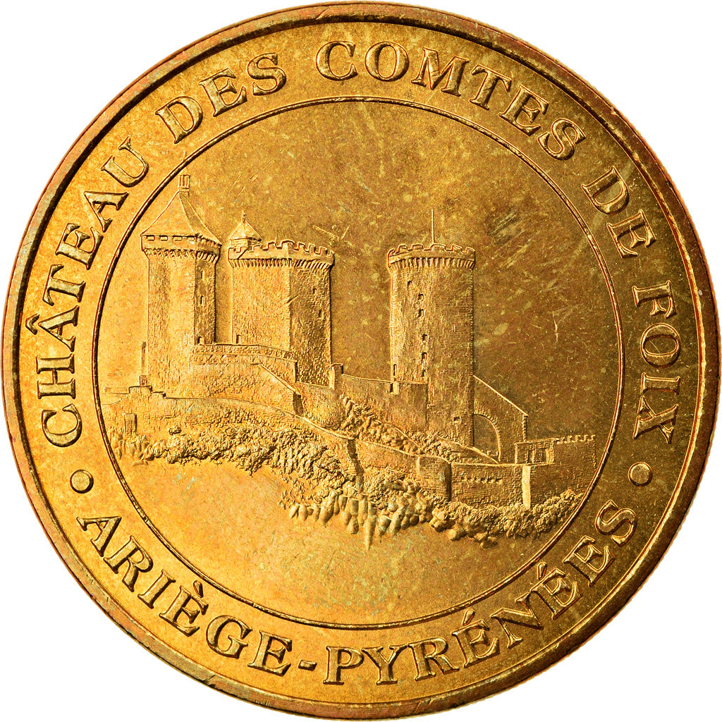 France, Token, Touristic token, 09/ Château de Foix, Arts & Culture, 2003, MDP