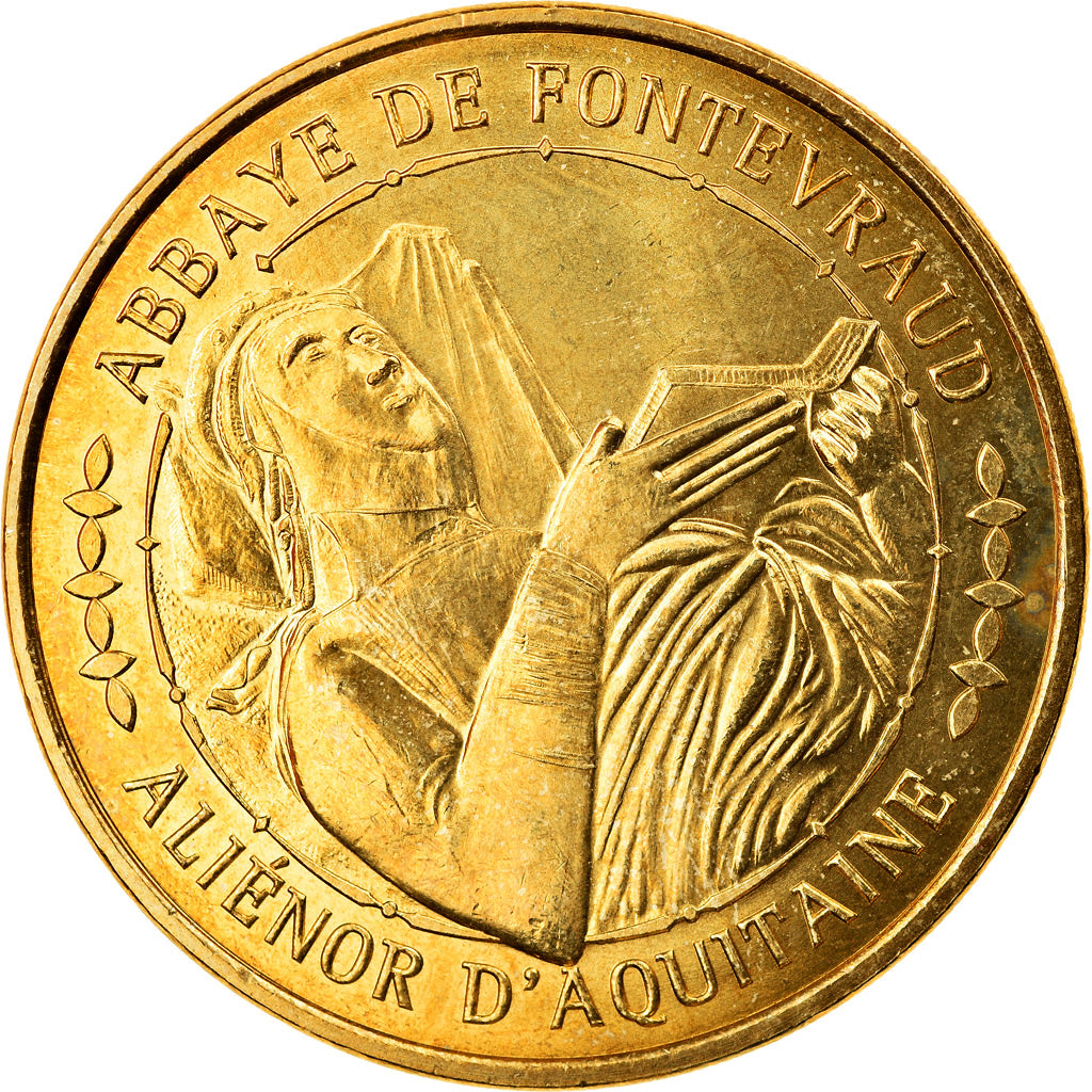 France, Jeton, Jeton Touristique, Fontevraud - Abbaye Royale n°4, Arts &