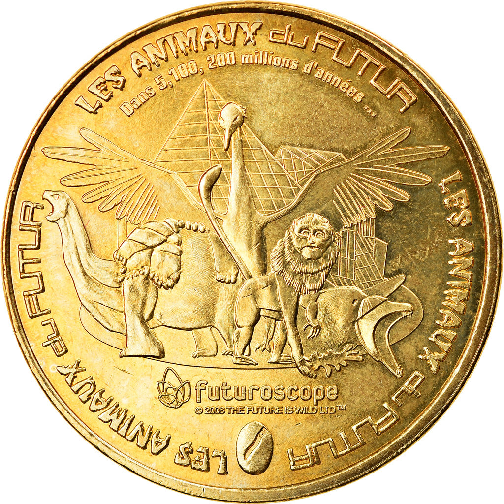 Frankreich, Token, Touristic token, Jaunay-Clan - Futuroscope n°7, Arts &