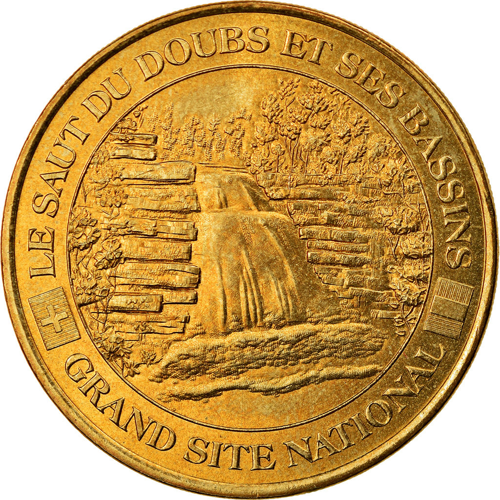 Francia, Token, Jetón turístico, Villers-le-Lac - Le saut du Doubs n°1, Arts