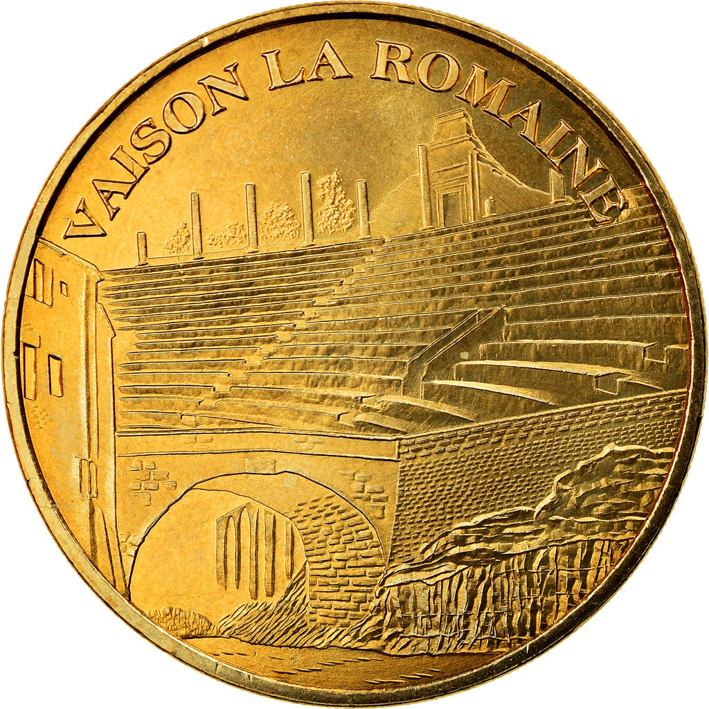 França, Token, Token turístico, Vaison-la-Romaine -  Le pont et le théâtre