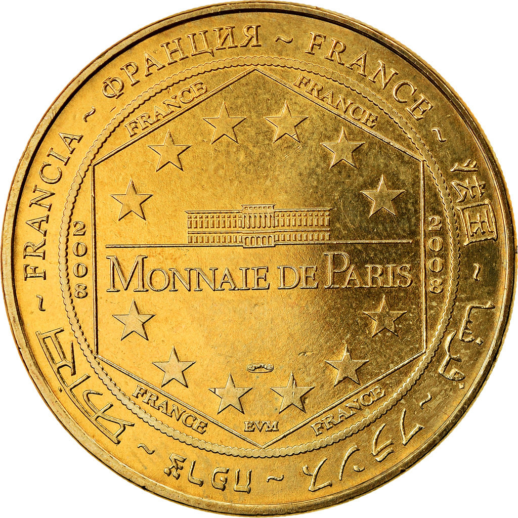 Francia, Token, Touristic token, Caen - Mémorial n°3, Arts & Culture, 2008