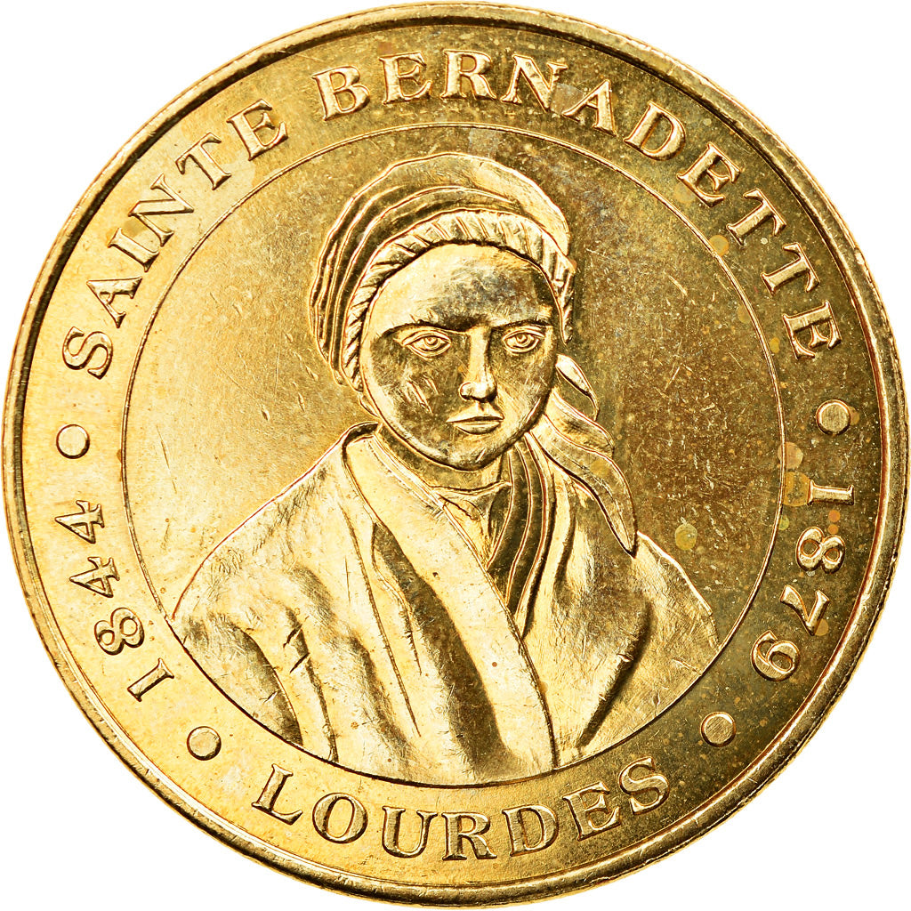France, Token, Lourdes - Sainte Bernadette, 2004, MDP, AU(55-58), Cupro-nickel