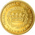 Dinamarca, 10 Euro Cent, 2002, unofficial private coin, SC, Latón