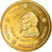 Svezia, 10 Euro Cent, 2004, unofficial private coin, SPL, Ottone