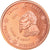 Suécia, 2 Euro Cent, 2004, unofficial private coin, MS(63), Aço Cromado a