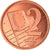 Szwecja, 2 Euro Cent, 2004, unofficial private coin, MS(63), Miedź platerowana