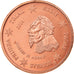 Svezia, Euro Cent, 2004, unofficial private coin, SPL, Acciaio placcato rame