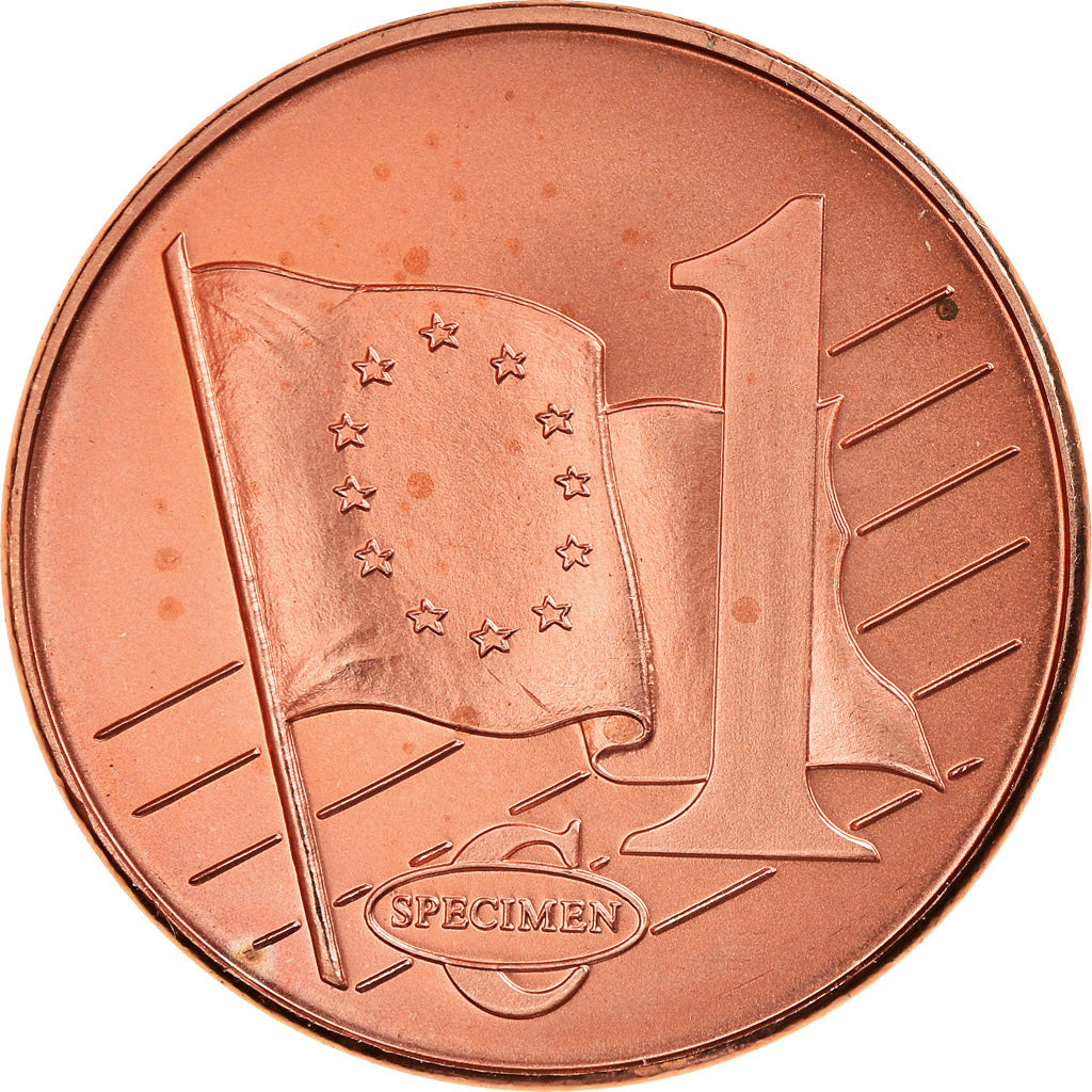 Sweden, Euro Cent, 2004, unofficial private coin, MS(63), Copper Plated Steel
