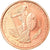 Großbritannien, 2 Euro Cent, 2003, unofficial private coin, UNZ, Copper Plated