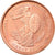 Grã-Bretanha, Euro Cent, 2003, unofficial private coin, AU(55-58), Aço Cromado