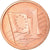 Gran Bretagna, Euro Cent, 2003, unofficial private coin, SPL-, Acciaio placcato