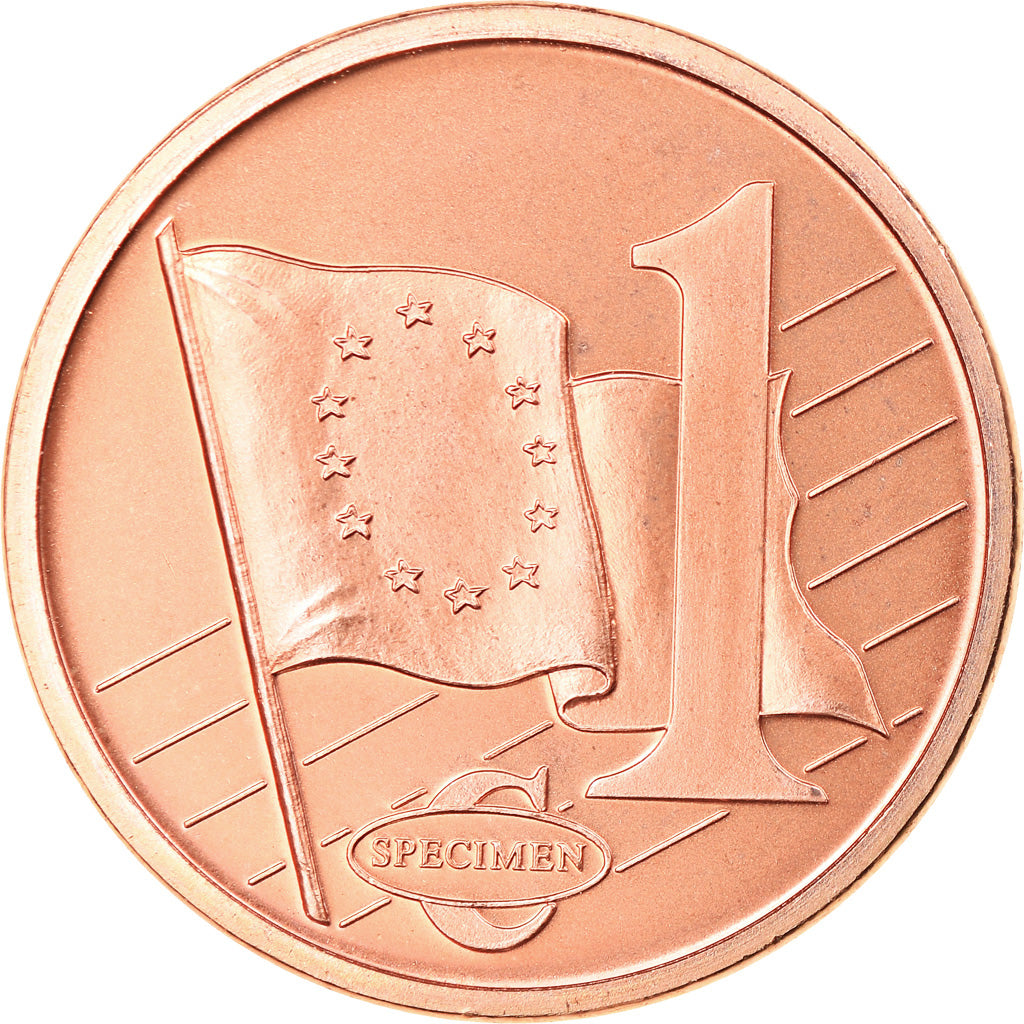 Czech Republic, Euro Cent, 2003, unofficial private coin, MS(63), Copper Plated