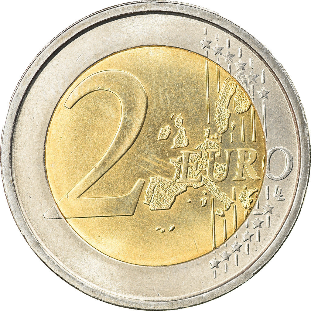 Italy, 2 Euro, 2002, Rome, MS(63), Bi-Metallic, KM:217