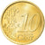 Italia, 10 Euro Cent, 2006, Rome, SC, Latón, KM:213