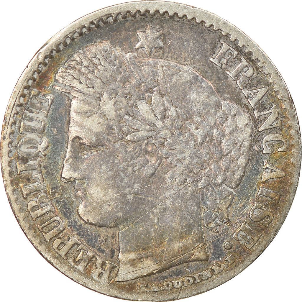 Münze, Frankreich, Cérès, 20 Centimes, 1850, Paris, S, Silber, KM:758.1